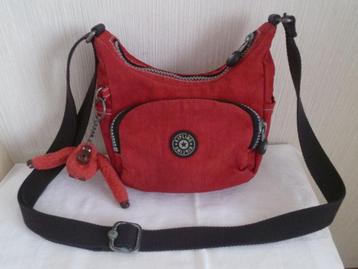Kipling Kleine rode schoudertas + aap beschikbaar voor biedingen