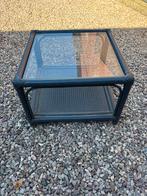 Salontafeltjes, Huis en Inrichting, Tafels | Salontafels, Ophalen, Gebruikt, Glas, Minder dan 50 cm