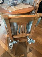 4 chaises en bois de pin, Comme neuf, Brun, Enlèvement, Bois