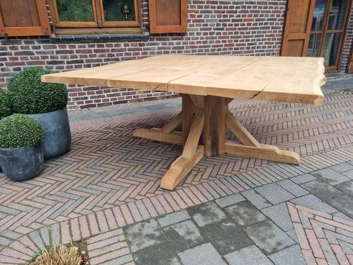 Eiken eettafel (art.:125/25.3) GRATIS LEVERING, Huis en Inrichting, Tafels | Eettafels, Zo goed als nieuw, 150 tot 200 cm, 150 tot 200 cm