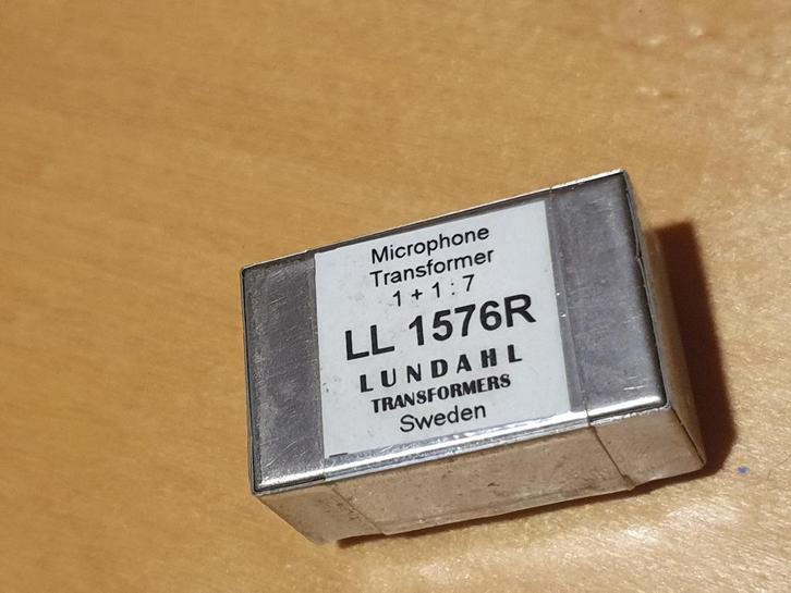 Microphone transformer Lundahl LL1576R, Audio, Tv en Foto, Professionele apparaten, Gebruikt, Audio, Ophalen of Verzenden