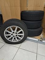 Winterbanden met velgen, bandenmaat 215/55R16, 8mm profiel, Auto-onderdelen, Banden en Velgen, Ophalen of Verzenden, Winterbanden