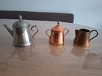 Decoratieve set: Koperen en tinnen kannetjes (Vintage look), Antiek en Kunst, Ophalen of Verzenden