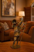 Afrikaans bronzen beeld, Antiek en Kunst, Ophalen of Verzenden, Brons