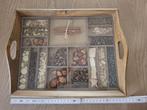 Decoratief dienblad 1, Ophalen, Zo goed als nieuw, Rechthoekig, Hout