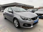 Peugeot 308 SW 1.2i PURETECH NAVIGATIE CARPLAY BLUETOOTH LED, Autos, Euro 6, Entreprise, Boîte manuelle, Noir