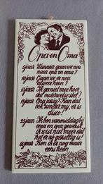 Vintage / retro wandtegels (vaak met boerenspreuken) - 1, Antiek en Kunst, Ophalen of Verzenden