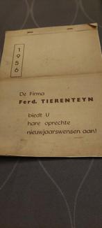 kalender van 1956, Ophalen, Maandkalender, Zo goed als nieuw