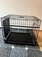 Hondenbench met schuifdeur en luik, Dieren en Toebehoren, Hondenhokken, Ophalen, Hondenkennel, Minder dan 65 cm, Zo goed als nieuw
