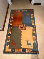 Wollen kleurrijk tapijt 160x85 cm, Ophalen, Zo goed als nieuw