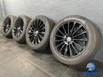 VW Touareg 20 inch zwarte velgen 5x112 winterbanden 275/45R2, Gebruikt, 275 mm, Banden en Velgen, Personenwagen