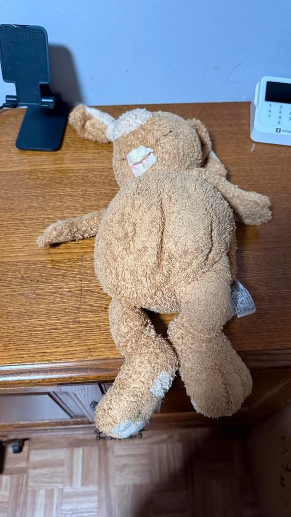 Konijn Knuffel! Gevuld met korrels! Verzwaringsknuffel Kind!, Kinderen en Baby's, Speelgoed | Knuffels en Pluche, Zo goed als nieuw