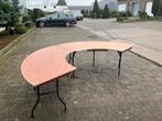 Half ronde inklapbare receptietafel, Ophalen, Gebruikt, Pelser bv, Pelser bv