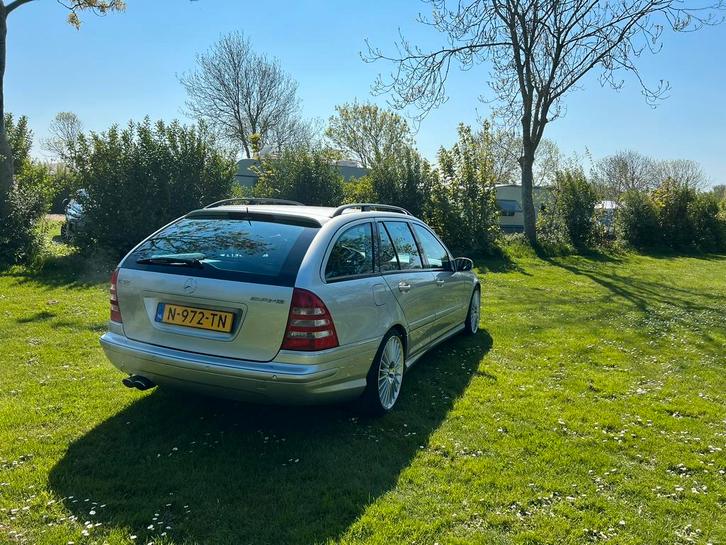 Mooie Mercedes C32 AMG combi, Auto's, Mercedes-Benz, Particulier, C-Klasse, ABS, Airbags, Airconditioning, Bochtverlichting, Boordcomputer