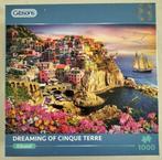 Gibsons 1000 st - Dreaming of Cinque Terre - New, 500 à 1500 pièces, Puzzle, Enlèvement ou Envoi, Neuf