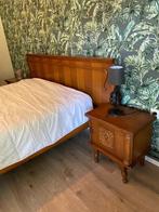 Gratis vintage eiken slaapkamer, Huis en Inrichting, Slaapkamer | Complete slaapkamers, Ophalen, Gebruikt, Tweepersoons, Vintage