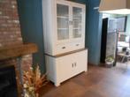 Te koop mooie witte in 2 delen kast landelijke stijl nieuwst, Huis en Inrichting, Kasten | Vitrinekasten, Ophalen, 100 tot 150 cm