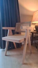 jeanneret stoel - bleek natuurlijk hout - hoge kwaliteit, Neuf, Enlèvement ou Envoi, Brun, Bois
