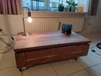 Massief houten salontafel, Huis en Inrichting, Tafels | Salontafels, Ophalen, Zo goed als nieuw
