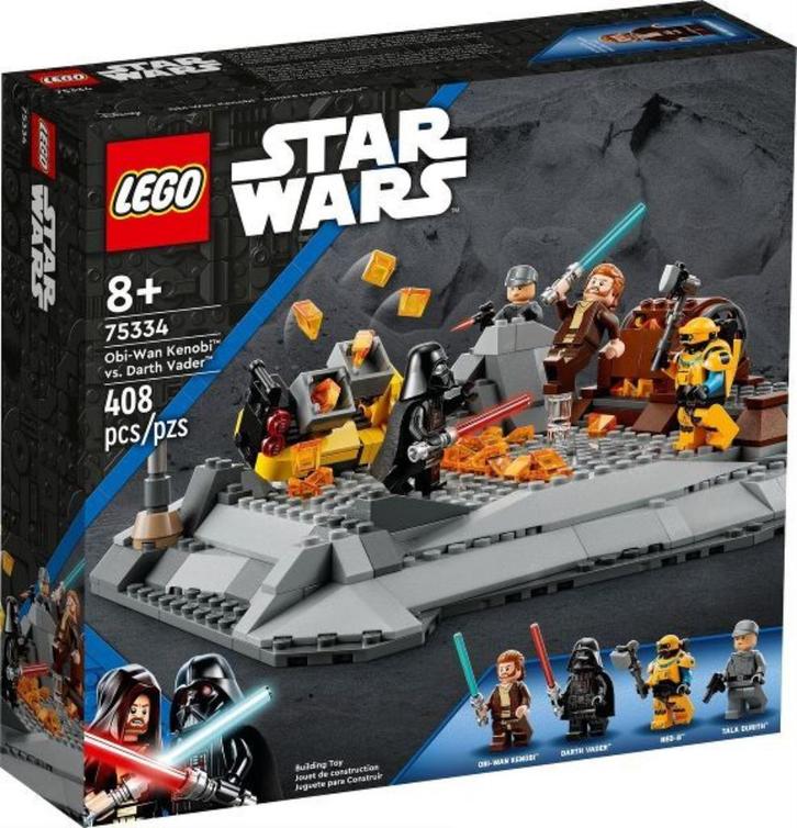 LEGO STAR WARS 75334 Obi-Wan Kenobi vs. Darth Vader nieuw, Kinderen en Baby's, Speelgoed | Duplo en Lego, Nieuw, Lego, Complete set
