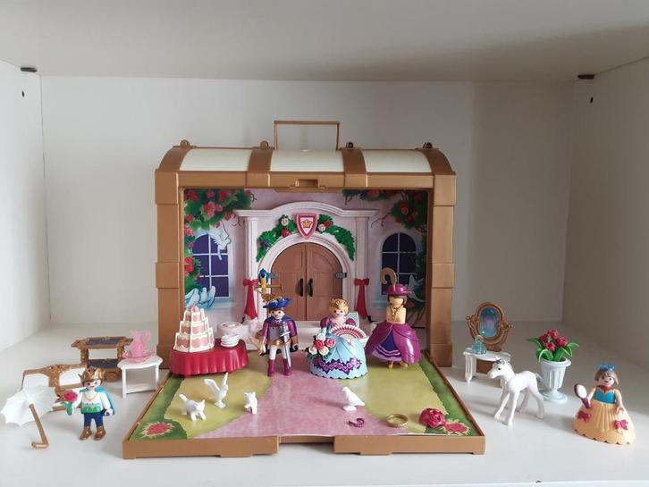 PLaymobil prinsessenkoffer, Kinderen en Baby's, Speelgoed | Playmobil, Zo goed als nieuw, Complete set, Ophalen of Verzenden