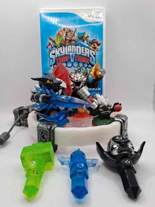 Skylanders trap team Dark edition starter pack Wii, Games en Spelcomputers, Games | Nintendo Wii, Zo goed als nieuw, Ophalen of Verzenden