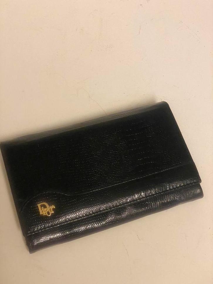DIOR vintage portemonnee lizard - nieuwstaat, Handtassen en Accessoires, Portemonnees, Ophalen of Verzenden