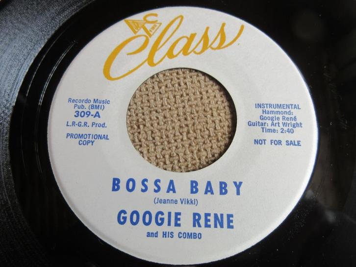 Googie rene - Bossa baby / Tambo shake class 309 Promo Mint-, Cd's en Dvd's, Vinyl | Pop, Zo goed als nieuw, 1960 tot 1980, Ophalen of Verzenden