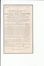 40-45: JFM D'HOOGHE , luchtaanval brug Grembergen 10/05/1940, Collections, Images pieuses & Faire-part, Enlèvement ou Envoi, Image pieuse