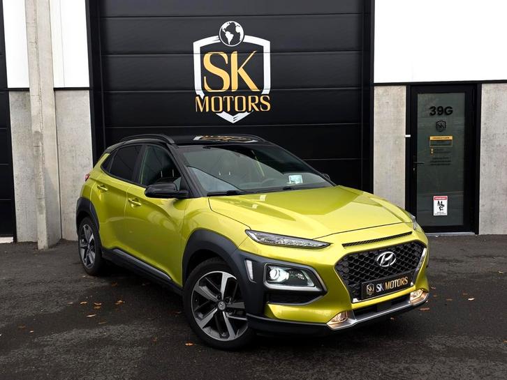 Kona T-GDI 18" Leder HUD Camera Carplay LaneA DodeH Full, Auto's, Hyundai, Bedrijf, Kona, ABS, Achteruitrijcamera, Airbags, Airconditioning