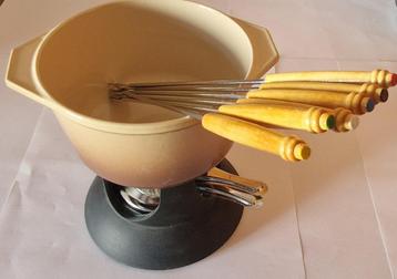 Fondue set Fontignac, verkocht met 6 vorkjes beschikbaar voor biedingen
