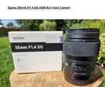Sigma 35mm F/1.4 Art DG HSM Canon (EF), Enlèvement, Utilisé