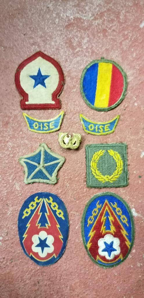 Lot insigne ecusson patch militaire US Américaine WW2 ETO OI, Verzamelen, Militaria | Tweede Wereldoorlog, Verzenden