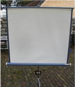 Prima projectiescherm van Simplex - 125x125, Audio, Tv en Foto, Diaprojectoren, Ophalen of Verzenden, Zo goed als nieuw, Met scherm