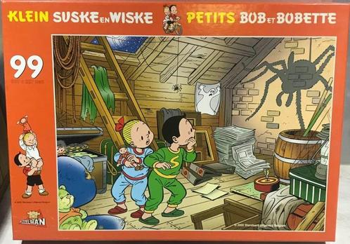 Puzzel Suske en Wiske: 99 stuks uitgave 2005, Collections, Personnages de BD, Comme neuf, Autres types, Bob et Bobette, Enlèvement