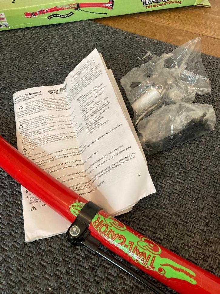 Barre de remorquage tandem entre vélo adulte et vélo enfant, Vélos & Vélomoteurs, Vélos | Tandems, Comme neuf, Enlèvement