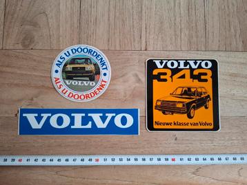 Lot vintage stickers - automerk Volvo beschikbaar voor biedingen