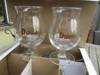 6 Duvel glazen met gouden tekst, Verzamelen, Glas en Drinkglazen, Ophalen, Nieuw, Bierglas
