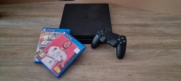 PS4 Slim 500GB + 2 games beschikbaar voor biedingen