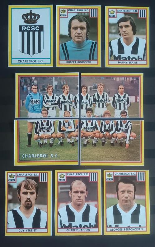 PANINI 1975 - SPORTING CHARLEROI (17 récupérations), Collections, Articles de Sport & Football, Utilisé, Enlèvement ou Envoi