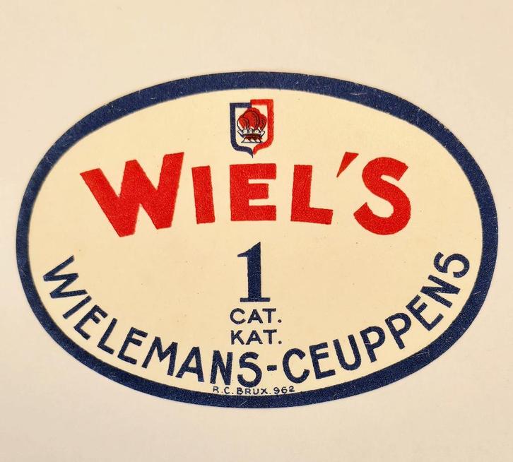 Wiel’s Wielemans-Ceupens Etiquette biere  Label 20, Verzamelen, Merken en Reclamevoorwerpen, Zo goed als nieuw, Overige typen