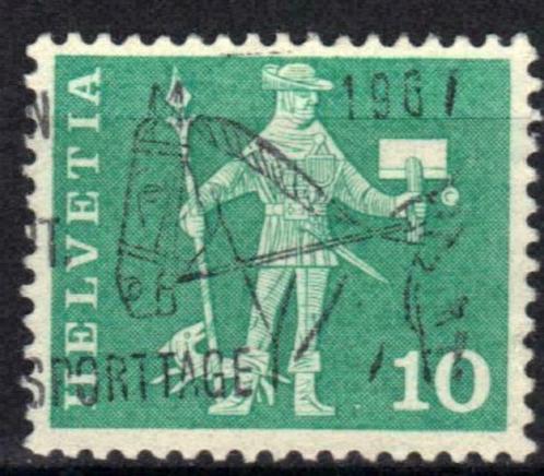 Zwitserland 1960-1963 - Yvert 644 - Courante reeks (ST), Postzegels en Munten, Postzegels | Europa | Zwitserland, Gestempeld, Verzenden