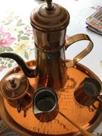 Koperen koffieset, Ophalen