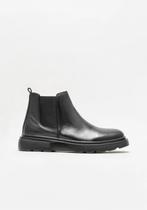 Heren schoenen van echt leer, Zwart, Boots, Nieuw, Ophalen of Verzenden