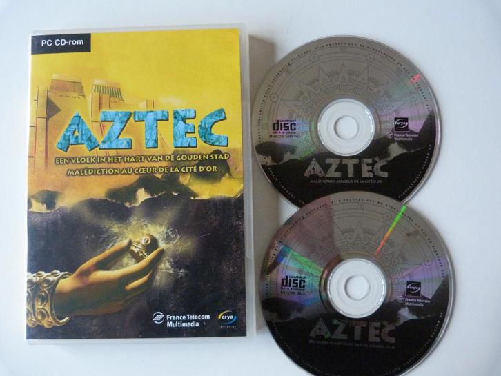 Aztec : Een Vloek In Het Hart Van De Gouden Stad [PC], Games en Spelcomputers, Games | Pc, Zo goed als nieuw, Puzzel en Educatief