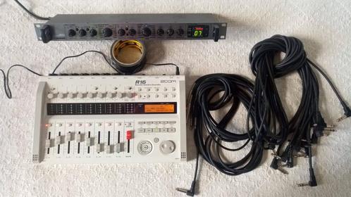 Console enregistreur/mixage Zoom R16 + TC Electronics M350, Musique & Instruments, Tables de mixage, Utilisé, 10 à 20 canaux, Entrée micro