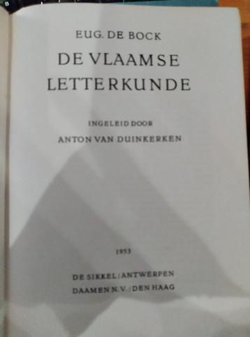 De Vlaamse letterkunde, De Bock