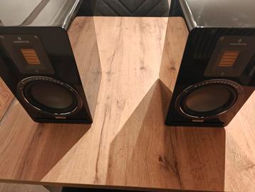 Audiovector QR 1 SE luidsprekers hoogglans zwart.  beschikbaar voor biedingen