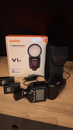 Godox v1 met extra batterij, Audio, Tv en Foto, Foto | Flitsers, Ophalen, Nieuw