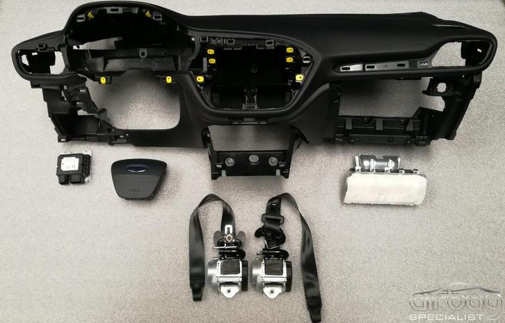 Airbag set dashboard gordels Ford Fiesta model 2017+ MK8, Auto-onderdelen, Dashboard en Schakelaars, Ford, Gebruikt, Ophalen of Verzenden